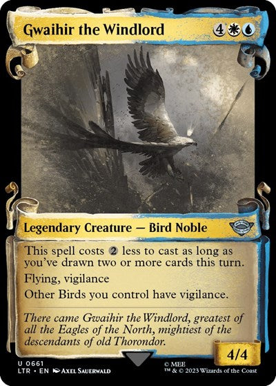 Gwaihir the Windlord (Showcase Scrolls) (Universes Beyond: The Lord of the Rings: Tales of Middle-earth) Near Mint