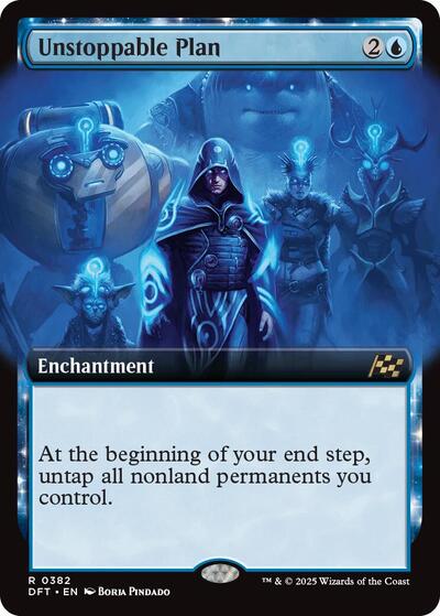 Unstoppable Plan (Extended Art) (Aetherdrift) Light Play Foil