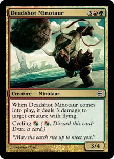 Deadshot Minotaur (Alara Reborn) Light Play