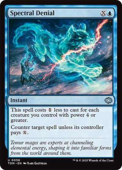 Spectral Denial (Tarkir: Dragonstorm) Near Mint Foil