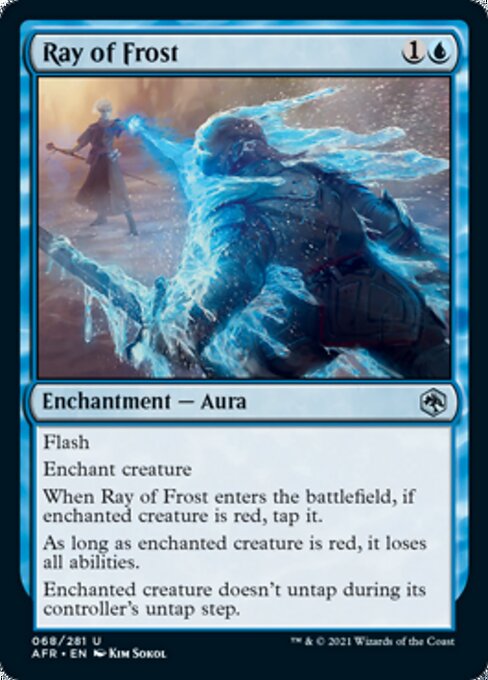 Ray of Frost (Adventures in the Forgotten Realms) Light Play Foil