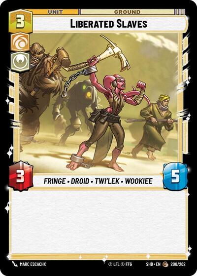 Liberated Slaves (Shadows of the Galaxy) Near Mint Foil