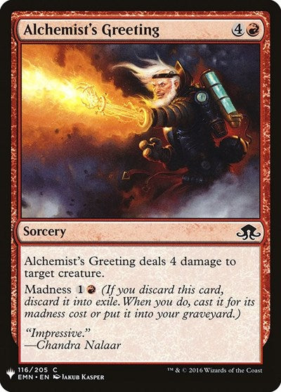Alchemist's Greeting (Mystery Booster) Near Mint