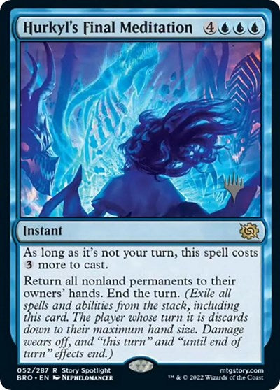 Hurkyl's Final Meditation (Promo Pack: The Brothers War) Near Mint
