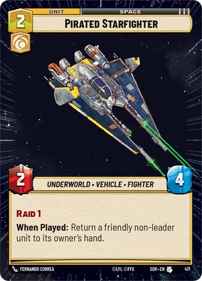 Pirated Starfighter (Hyperspace) (Spark of Rebellion) Near Mint