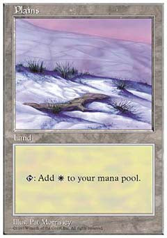 Plains (5th Edition) Light Play