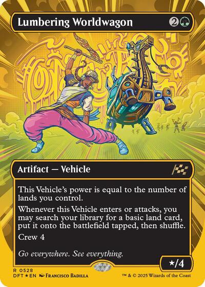 Lumbering Worldwagon  Borderless   First Place Foil|0|0|0.00