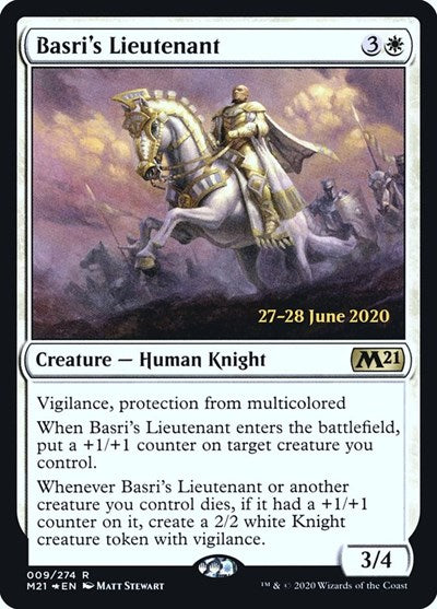 Basri's Lieutenant (Promos: Prerelease Cards) Near Mint Foil