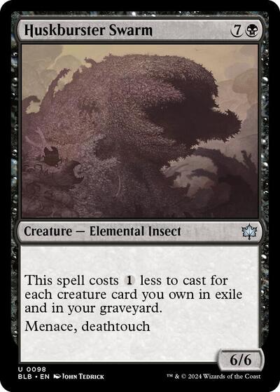 Huskburster Swarm (Bloomburrow) Light Play Foil