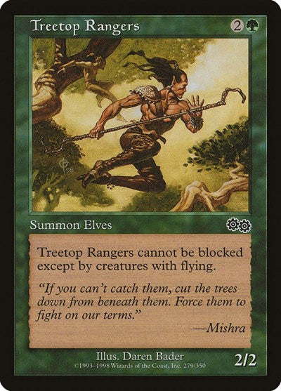 Treetop Rangers (Urza's Saga) Near Mint
