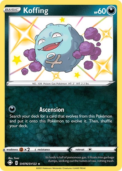 Koffing (Shining Fates: Shiny Vault) Near Mint Holofoil