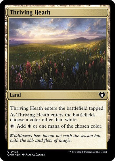 Thriving Heath (Commander Masters) Light Play Foil