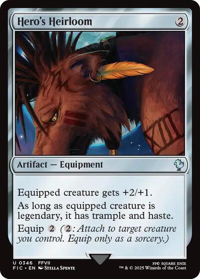 Hero's Heirloom (Surge Foil) (Commander: FINAL FANTASY) Near Mint Foil
