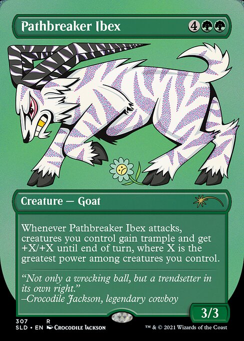 Pathbreaker Ibex (Secret Lair) Light Play