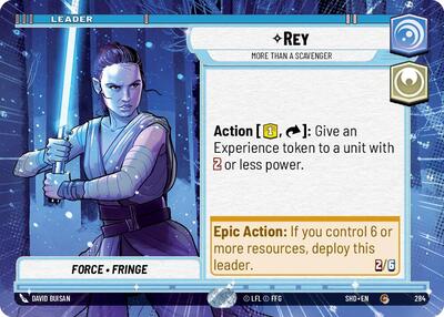 Rey More Than a Scavenger (Hyperspace) (Shadows of the Galaxy) Near Mint