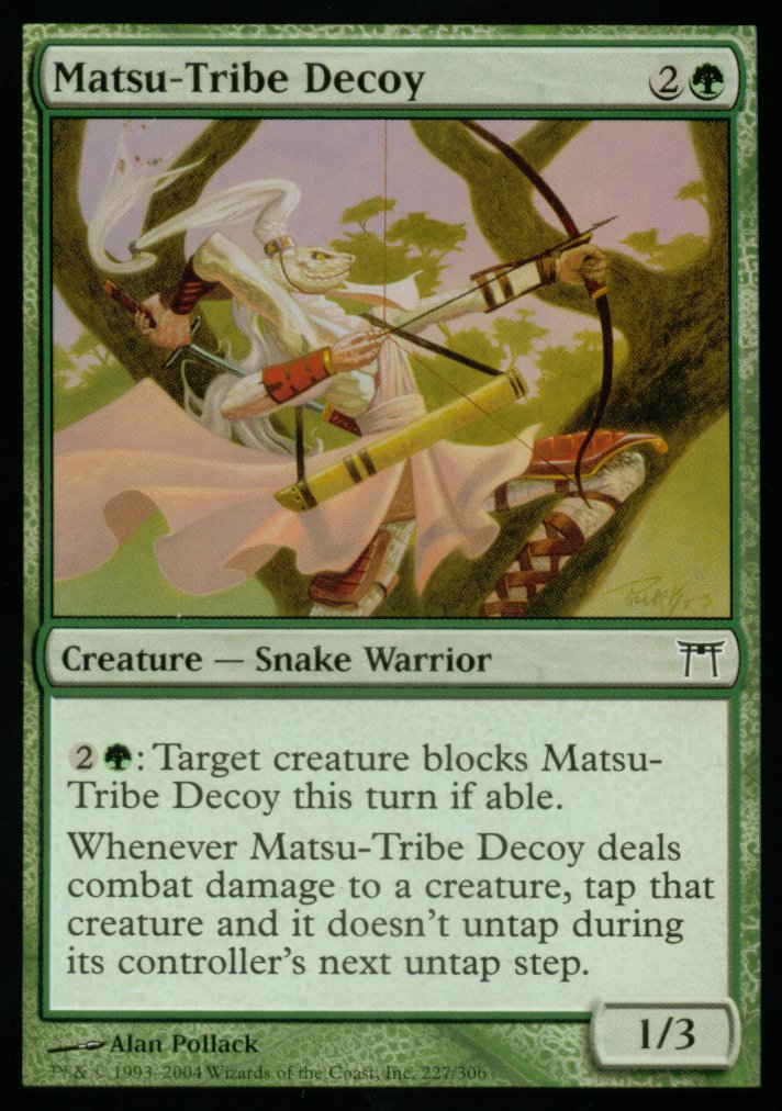 Matsu-Tribe Decoy (Champions of Kamigawa) Light Play