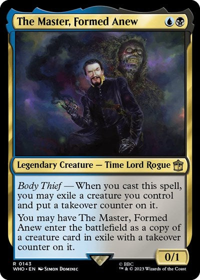 The Master, Formed Anew (Universes Beyond: Doctor Who) Near Mint Foil