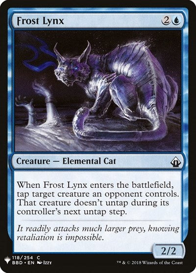 Frost Lynx (Mystery Booster) Near Mint