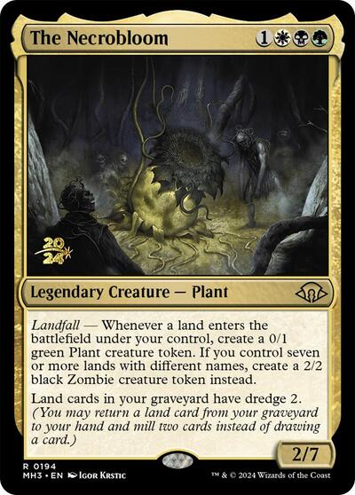 The Necrobloom (Promos: Prerelease Cards) Light Play Foil