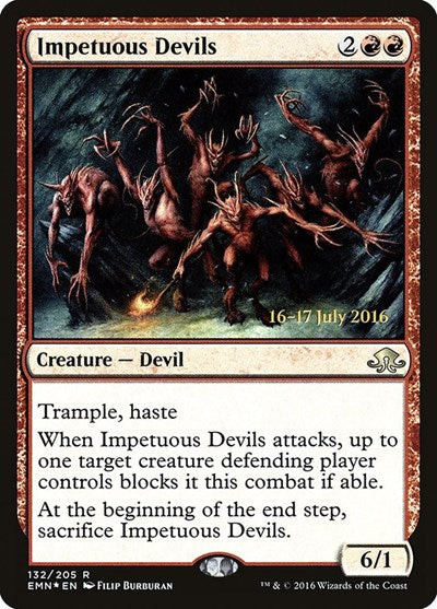 Impetuous Devils (Promos: Prerelease Cards) Light Play Foil
