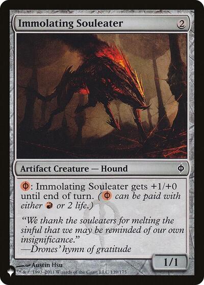 Immolating Souleater (The List) Near Mint