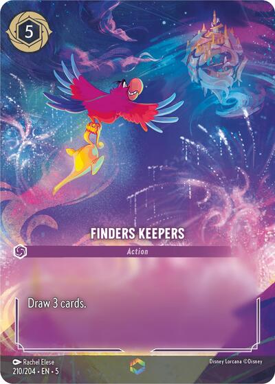 Finders Keepers (Enchanted) (Shimmering Skies) Near Mint Holofoil