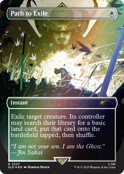 Path to Exile (2227) (Rainbow Foil) (Secret Lair) Near Mint Foil