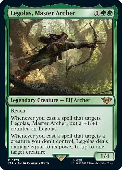 Legolas, Master Archer (Universes Beyond: The Lord of the Rings: Tales of Middle-earth) Light Play Foil