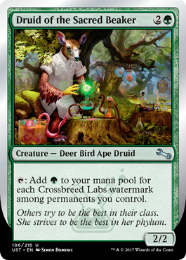 Druid of the Sacred Beaker (Unstable) Light Play Foil