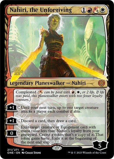 Nahiri, the Unforgiving (Promos: Prerelease Cards) Near Mint Foil