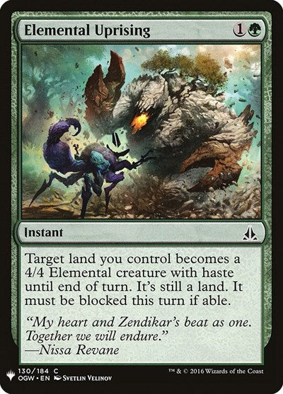 Elemental Uprising (Mystery Booster) Light Play