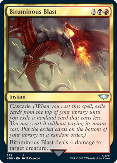 Bituminous Blast (Surge Foil) (Universes Beyond: Warhammer 40K) Near Mint Foil