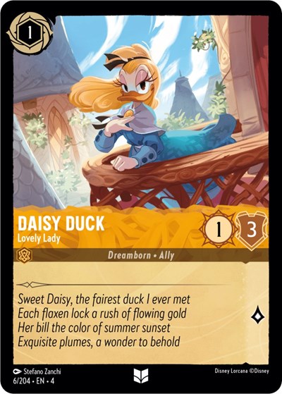 Daisy Duck - Lovely Lady (Ursula's Return) Near Mint