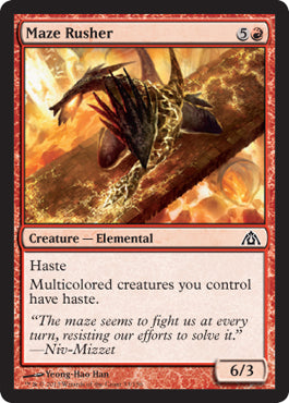 Maze Rusher (Dragon's Maze) Light Play Foil