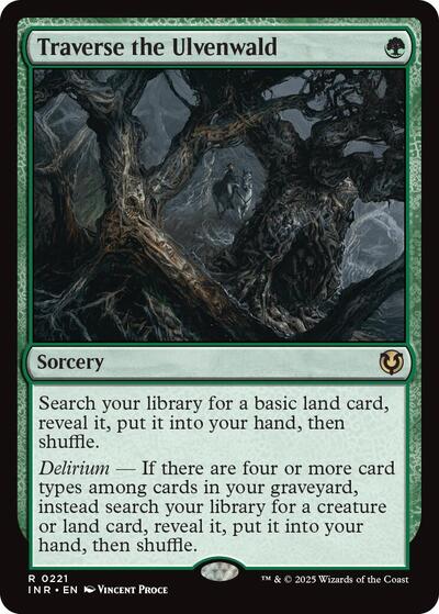 Traverse the Ulvenwald (Innistrad Remastered) Light Play Foil
