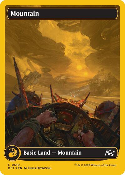 Mountain (0510) (First-Place Foil) (Aetherdrift) Near Mint Foil