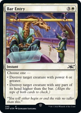 Bar Entry (Galaxy Foil) (Unfinity) Light Play Foil