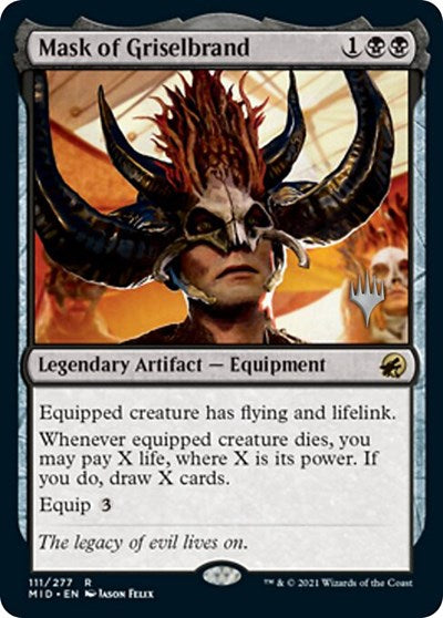 Mask of Griselbrand (Promo Pack: Innistrad: Midnight Hunt) Near Mint Foil