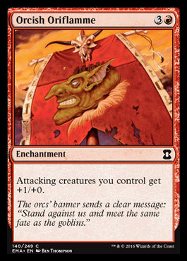 Orcish Oriflamme (Eternal Masters) Light Play