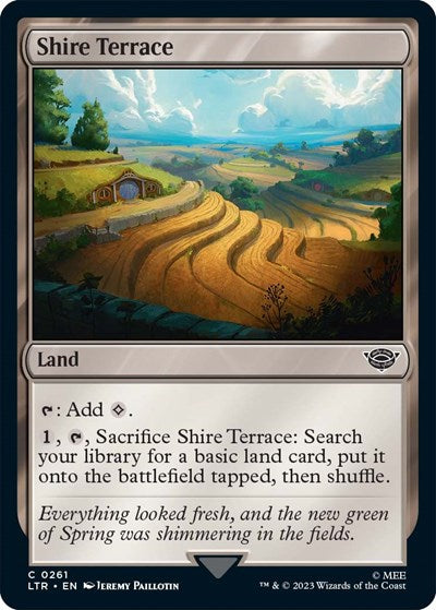 Shire Terrace (Universes Beyond: The Lord of the Rings: Tales of Middle-earth) Near Mint Foil