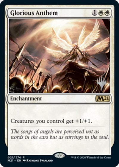 Glorious Anthem (Promo Pack: Core Set 2021) Near Mint