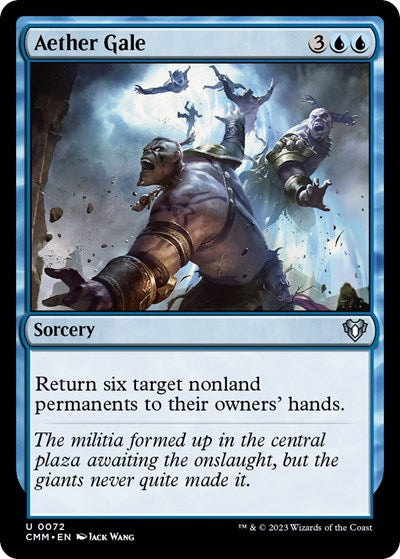 Aether Gale (Commander Masters) Light Play