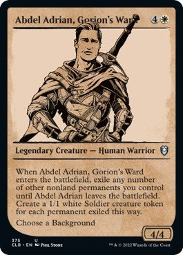 Abdel Adrian, Gorion's Ward (Showcase) (Commander Legends: Battle for Baldur's Gate) Light Play Foil