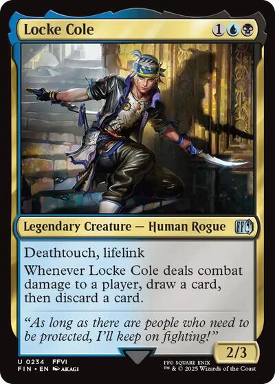 Locke Cole (Universes Beyond: FINAL FANTASY) Near Mint Foil