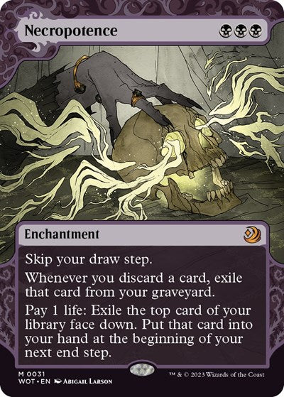Necropotence (Wilds of Eldraine: Enchanting Tales) Medium Play