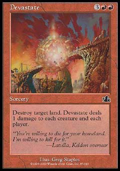 Devastate (Prophecy) Medium Play Foil