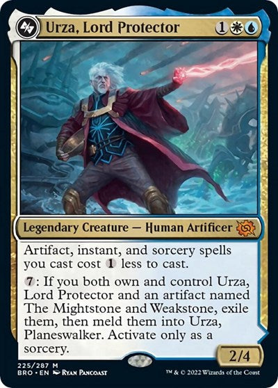 Urza, Lord Protector (The Brothers' War) Light Play Foil
