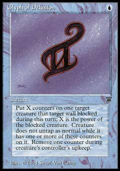 Glyph of Delusion (Legends) Heavy Play