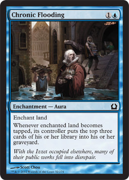 Chronic Flooding (Return to Ravnica) Medium Play Foil