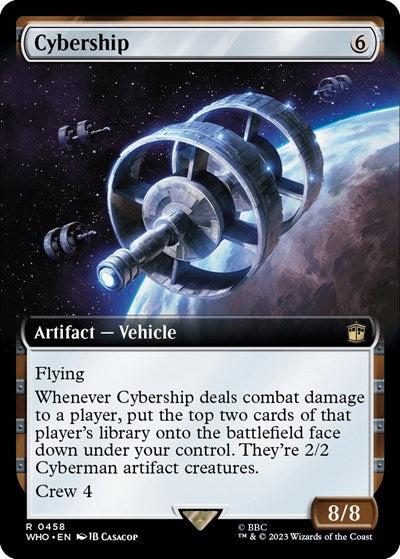 Cybership (Extended Art) (Universes Beyond: Doctor Who) Near Mint